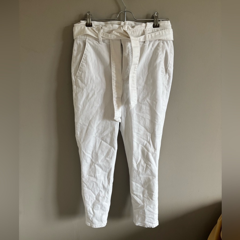 Express- High rise, stretchy, cropped, belted, legging